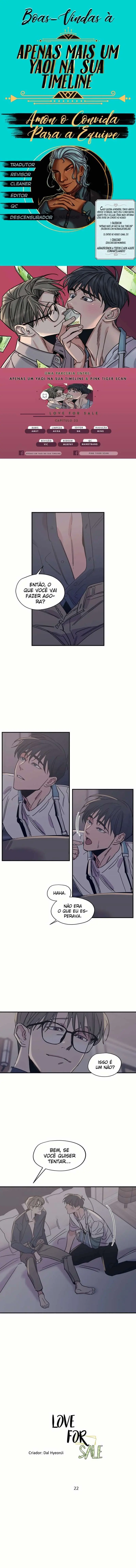 Love For Sale – Capítulo 22 Yaoi – Página 1