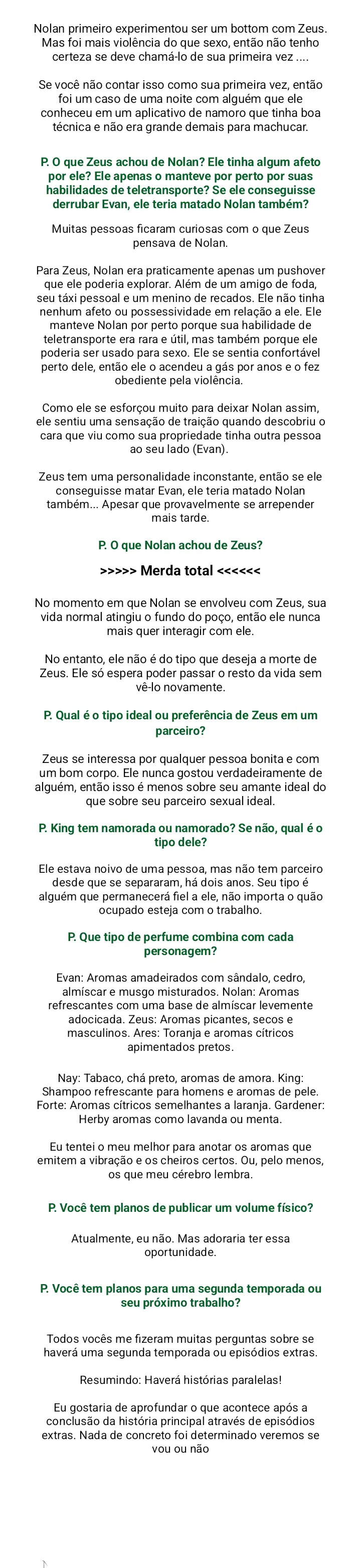 Metropolitan Nepenthes – Capítulo Notas do criador Yaoi – Página 11