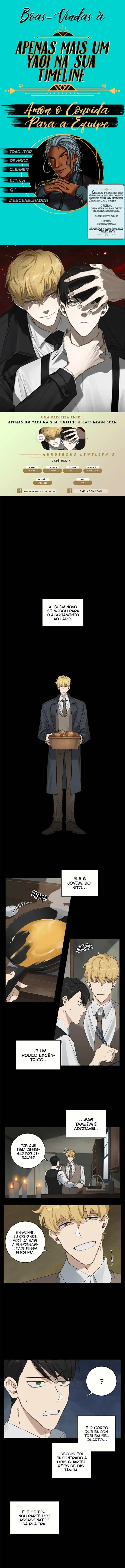 Murderer Lewellyn’s Enchanting Dinner Invitation – Capítulo 04 Yaoi – Página 1