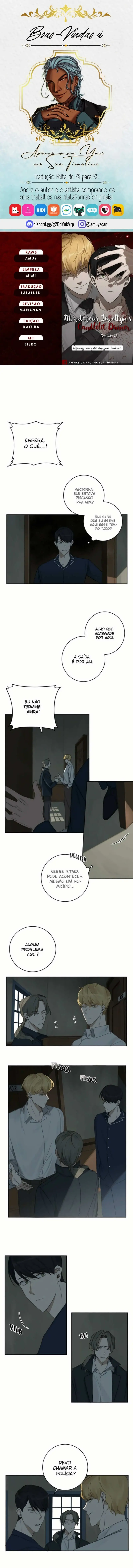 Murderer Lewellyn’s Enchanting Dinner Invitation – Capítulo 13 Yaoi – Página 1 Murderer Lewellyn’s Enchanting Dinner Invitation – Capítulo 13 Yaoi – Página 1