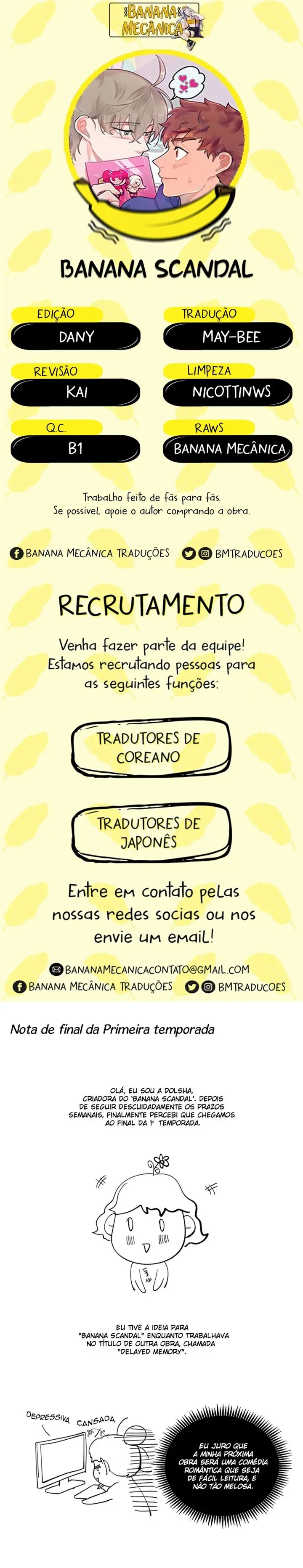 Nanana Scandal – Capítulo 65.1 Yaoi – Página 1