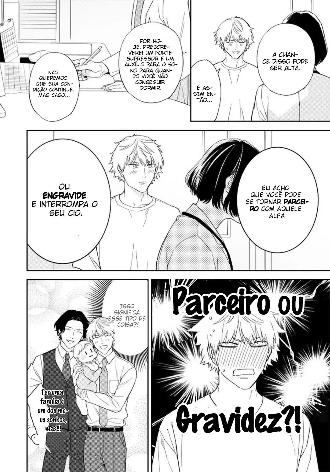 Não acredito que você é meu parceiro predestinado! – Capítulo 8.5 Yaoi – Página 7