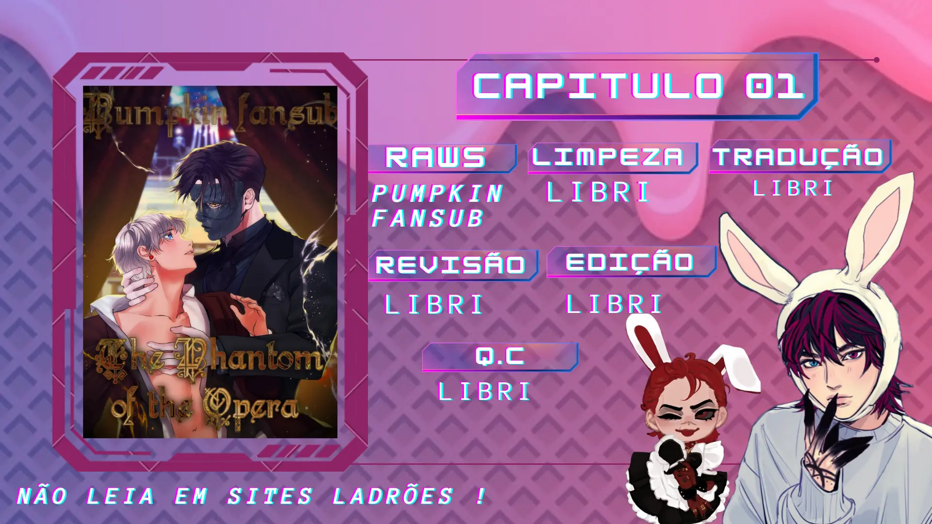 O fantasma da opera – Capítulo 01 Yaoi – Página 1