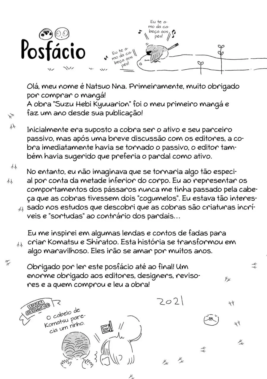 O Pardal e o Cortejo da Serpente – Capítulo 6.5 Yaoi – Página 10