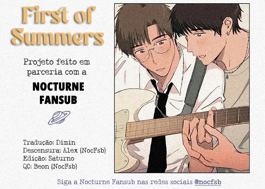 O Primeiro Verão – Capítulo 08 Yaoi – Página 1