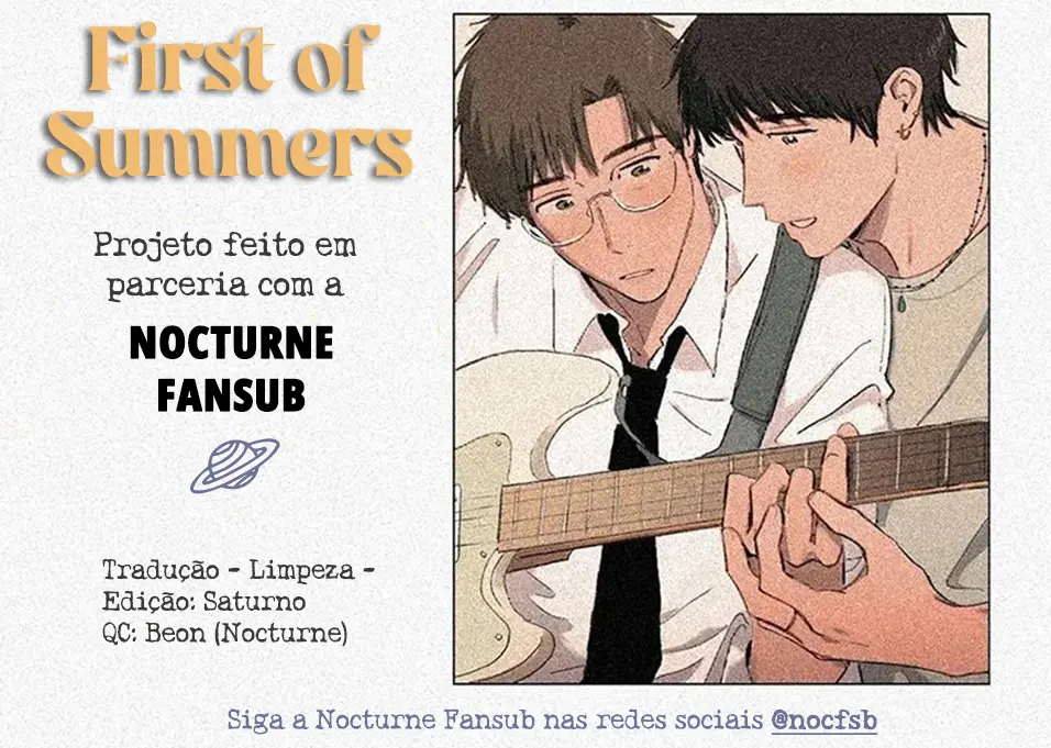 O Primeiro Verão – Capítulo 13 Yaoi – Página 1