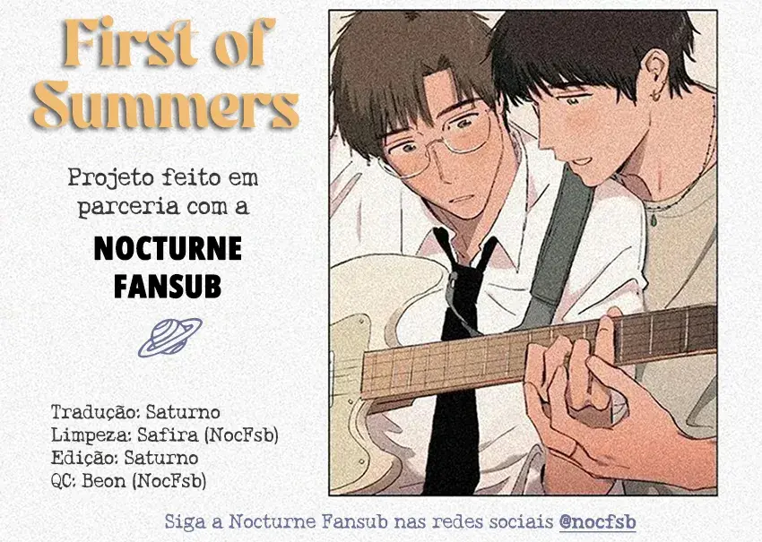 O Primeiro Verão – Capítulo 23 Yaoi – Página 1
