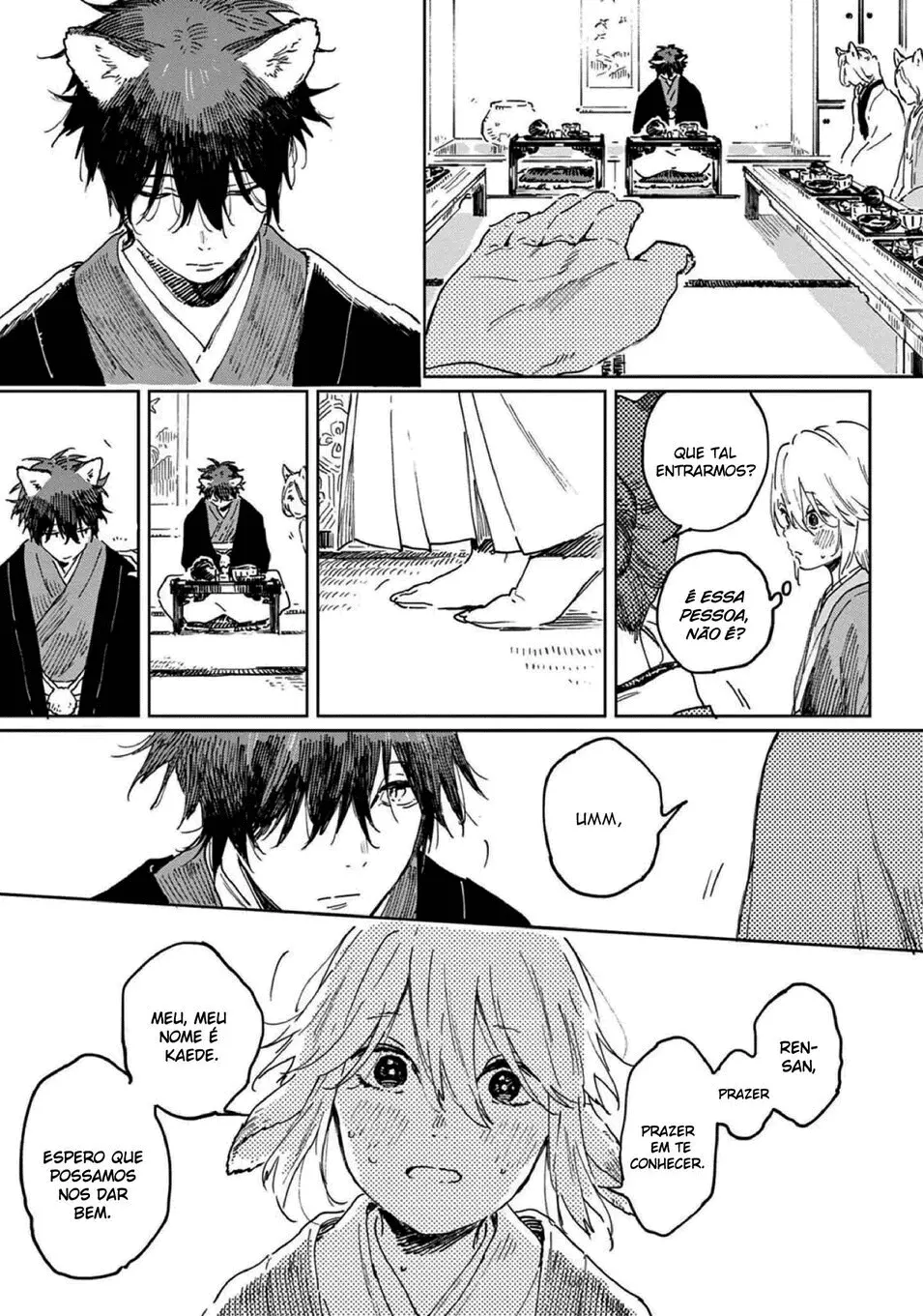 Ookami e no Yomeiri: Ishu Konintan – Capítulo 01 Yaoi – Página 12