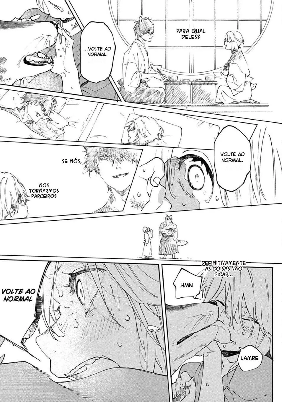 Ookami e no Yomeiri: Ishu Konintan – Capítulo 04 Yaoi – Página 28