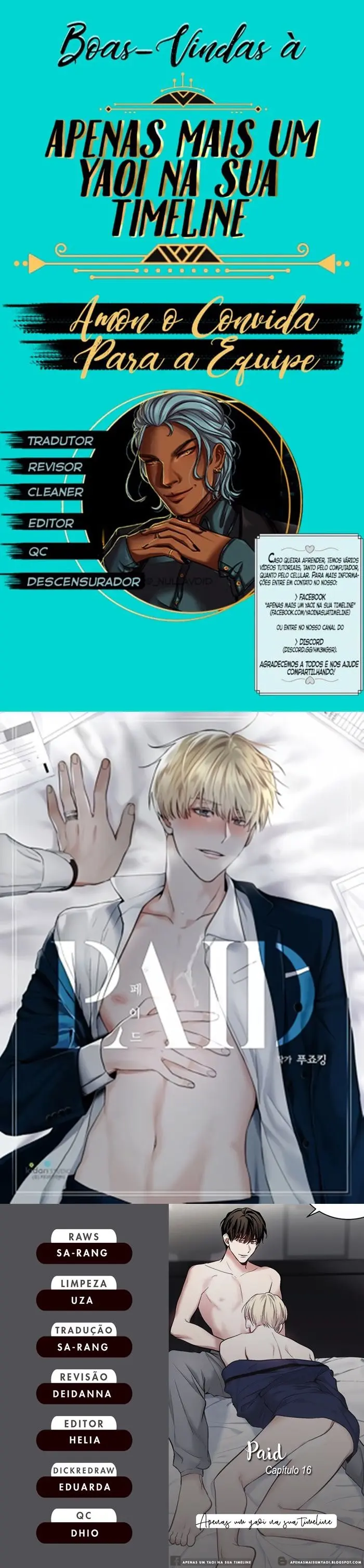 Paid – Capítulo 16 Yaoi – Página 1