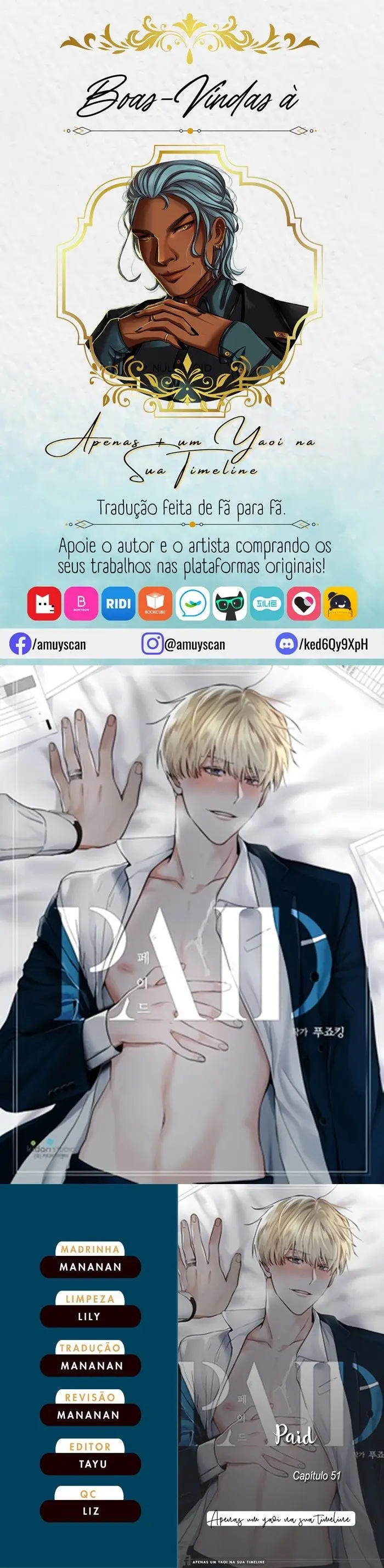 Paid – Capítulo 51 Yaoi – Página 1