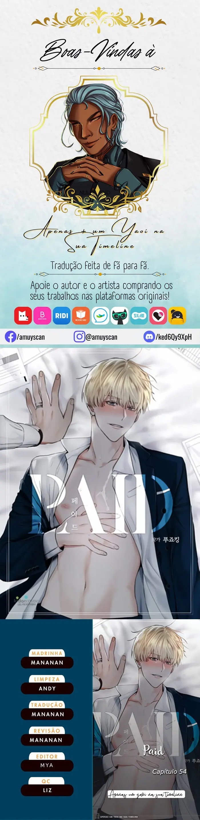 Paid – Capítulo 54 Yaoi – Página 1