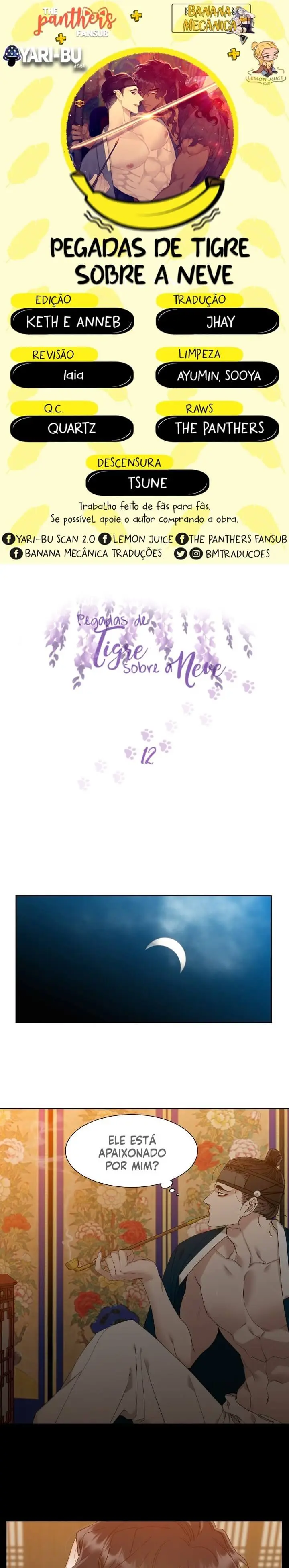 Pegadas De Tigre Sobre a Neve – Capítulo 12 Yaoi – Página 1