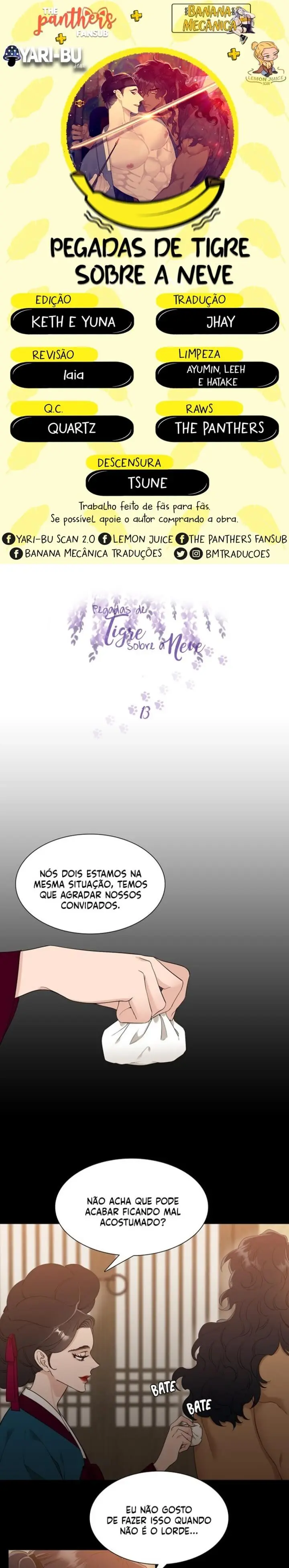 Pegadas De Tigre Sobre a Neve – Capítulo 13 Yaoi – Página 1