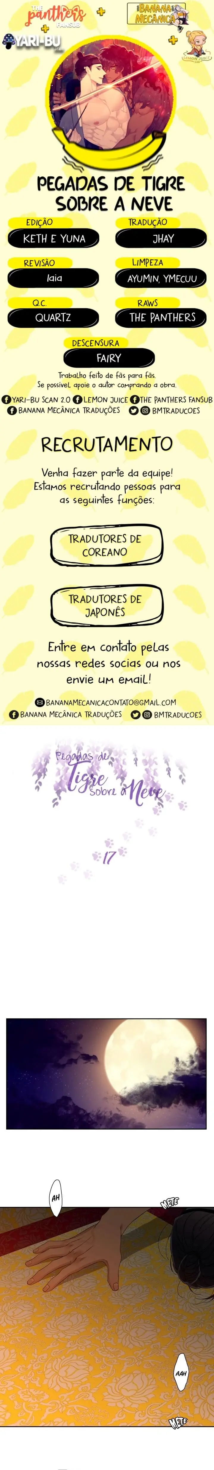 Pegadas De Tigre Sobre a Neve – Capítulo 17 Yaoi – Página 1