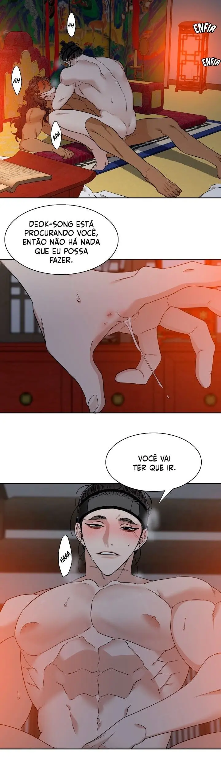 Pegadas De Tigre Sobre a Neve – Capítulo 17 Yaoi – Página 12