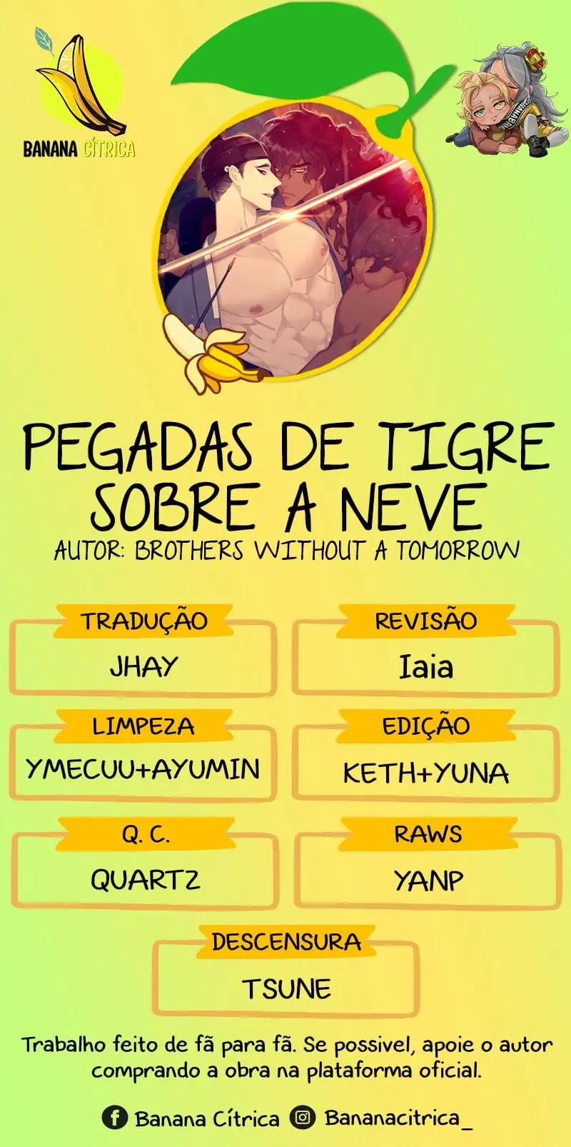 Pegadas De Tigre Sobre a Neve – Capítulo 22 Yaoi – Página 1