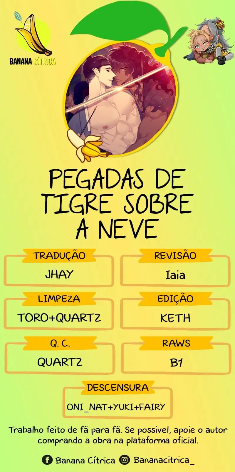 Pegadas De Tigre Sobre a Neve – Capítulo 23 Yaoi – Página 1