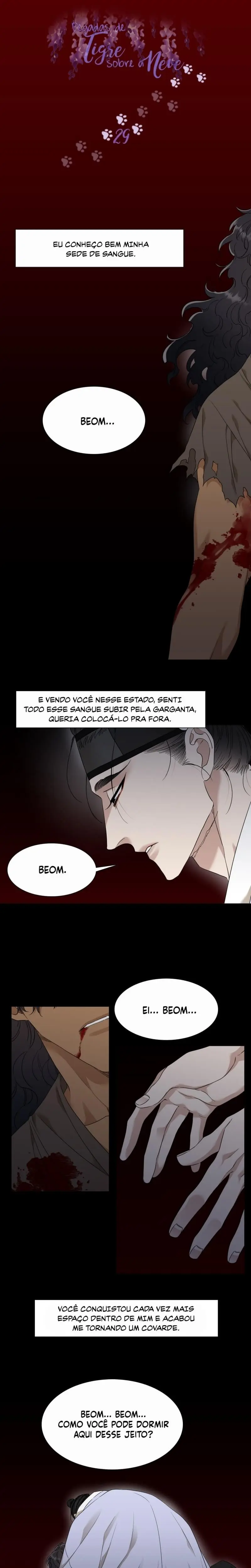 Pegadas De Tigre Sobre a Neve – Capítulo 29 Yaoi – Página 2