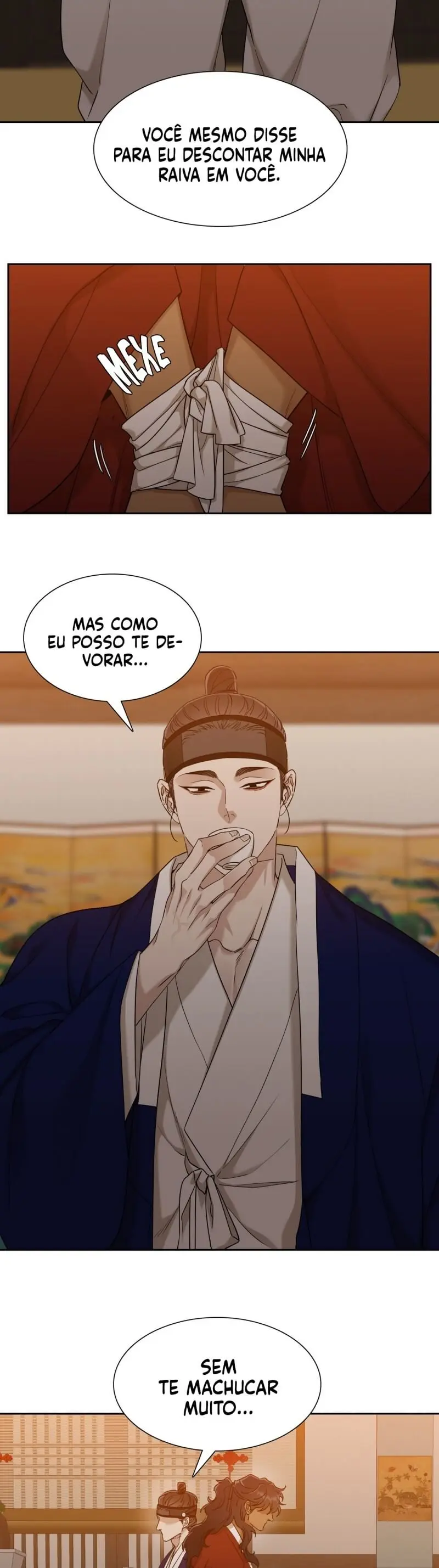 Pegadas De Tigre Sobre a Neve – Capítulo 34 Yaoi – Página 19