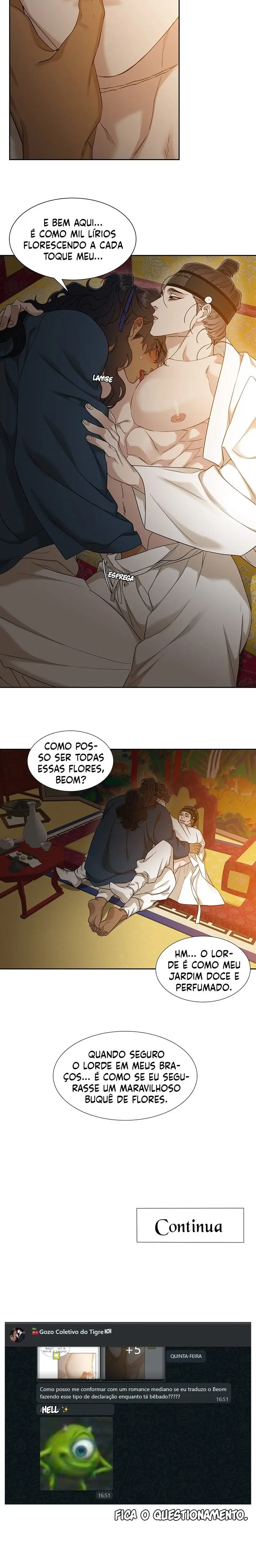 Pegadas De Tigre Sobre a Neve – Capítulo 36 Yaoi – Página 18