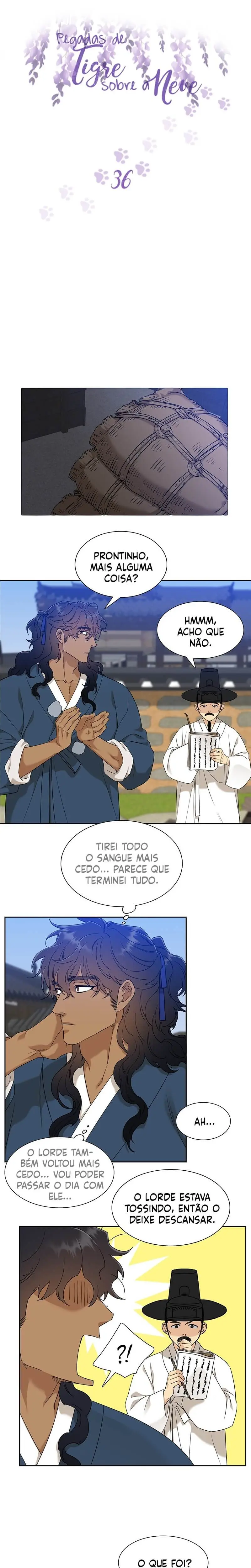 Pegadas De Tigre Sobre a Neve – Capítulo 36 Yaoi – Página 2