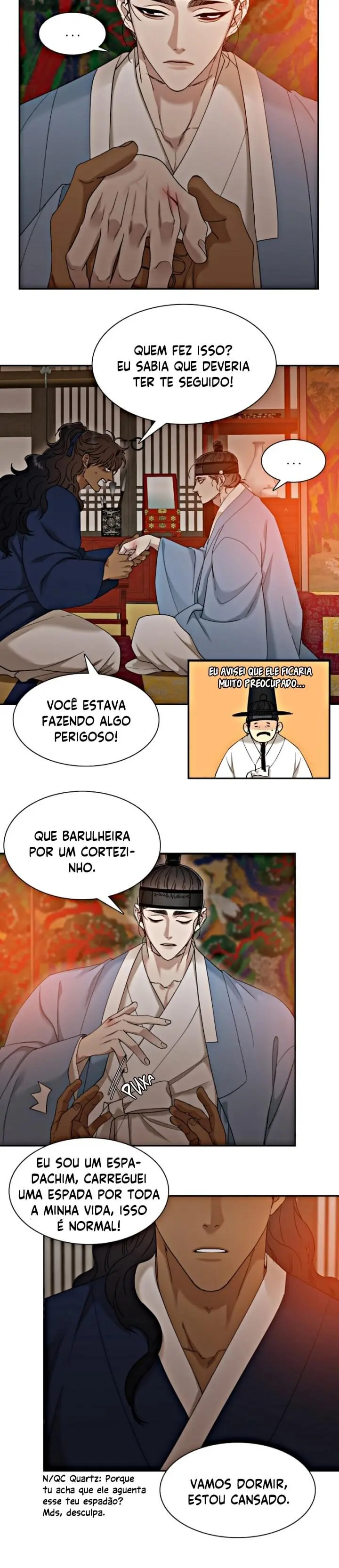 Pegadas De Tigre Sobre a Neve – Capítulo 40 Yaoi – Página 13