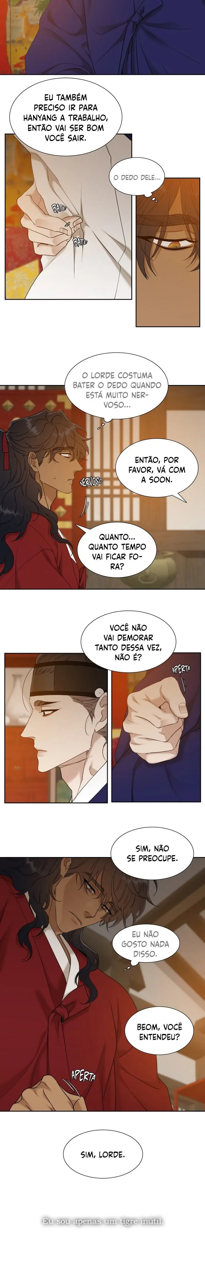 Pegadas De Tigre Sobre a Neve – Capítulo 44 Yaoi – Página 7