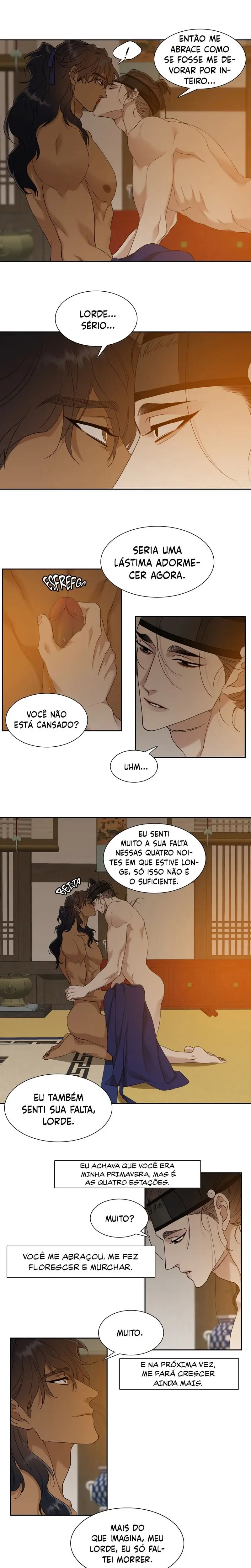 Pegadas De Tigre Sobre a Neve – Capítulo 48 Yaoi – Página 12