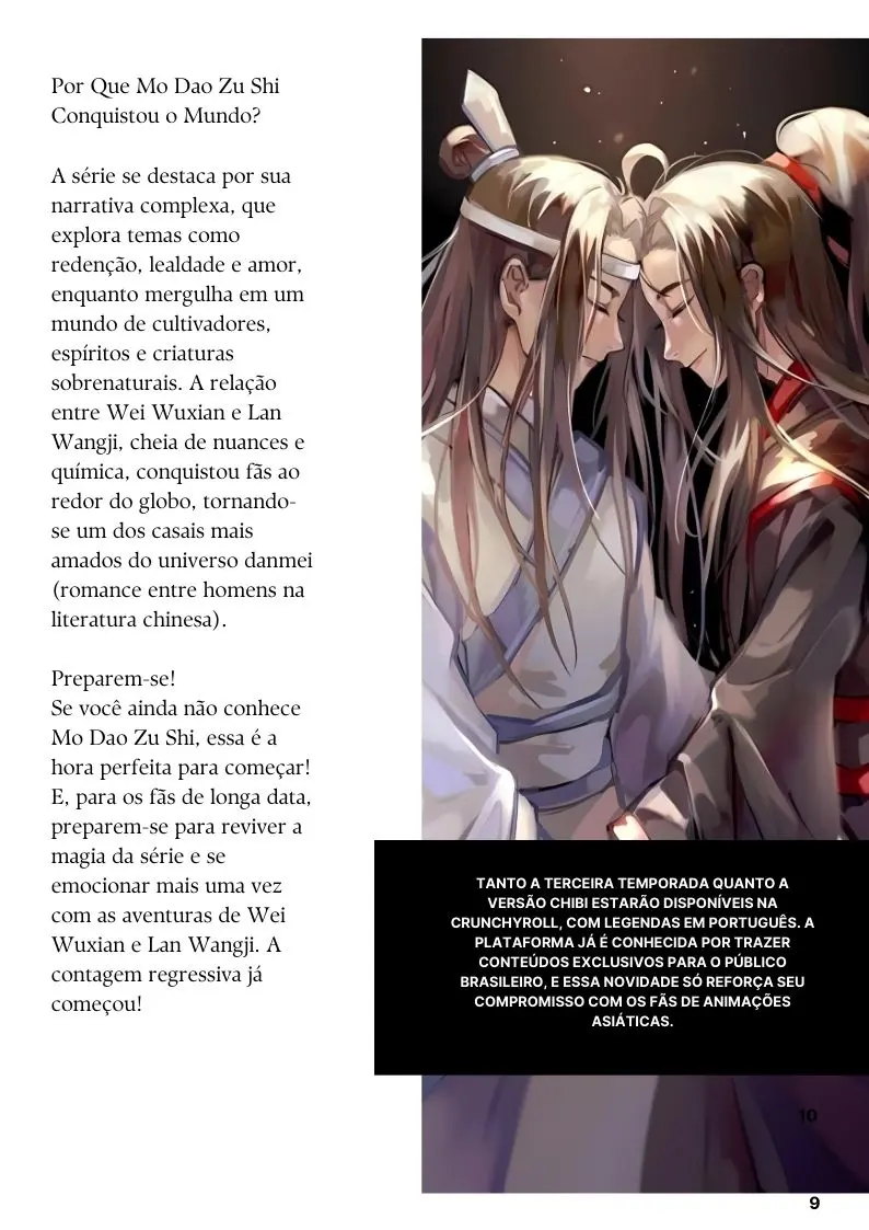 Revista Yuri & Yaoi Dreams primeira edição – Capítulo primeira Yaoi – Página 10