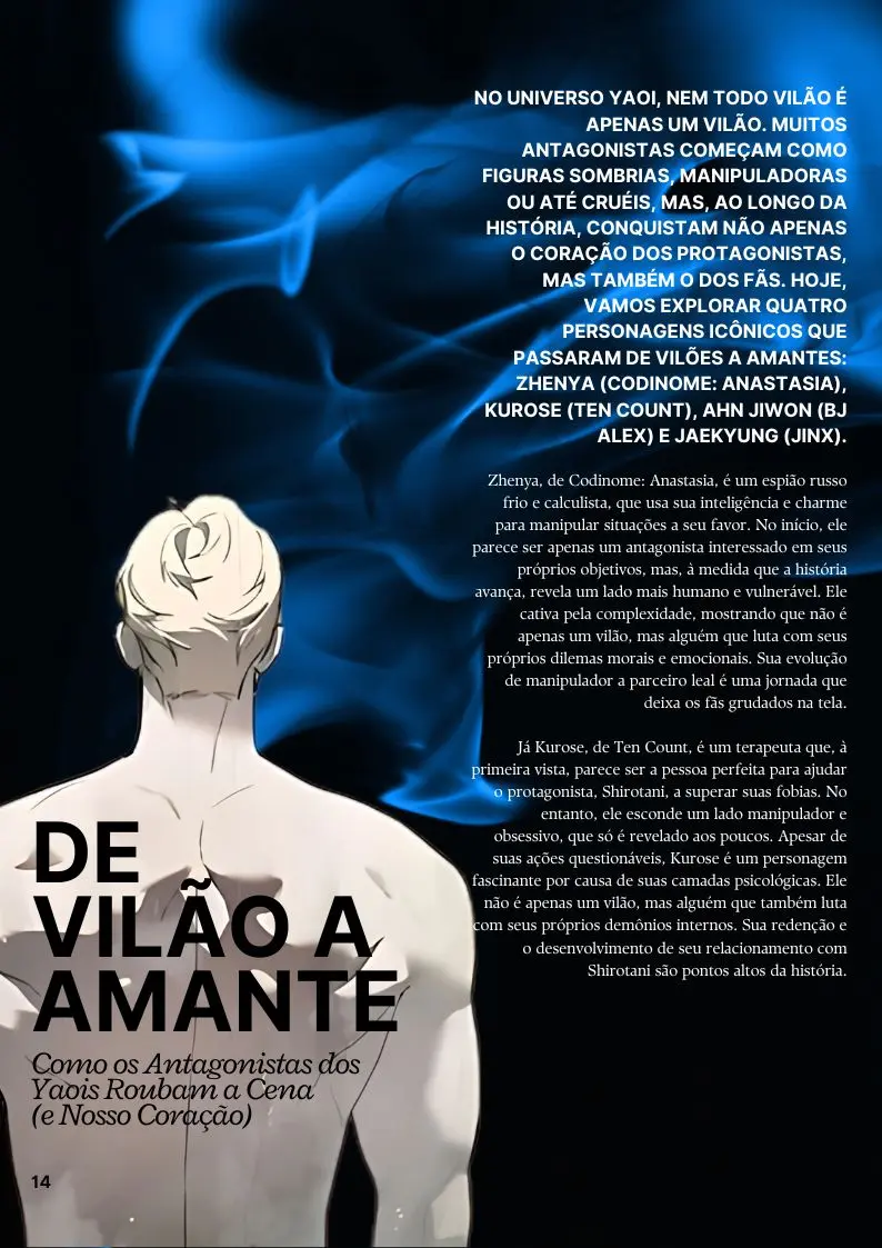 Revista Yuri & Yaoi Dreams primeira edição – Capítulo primeira Yaoi – Página 15