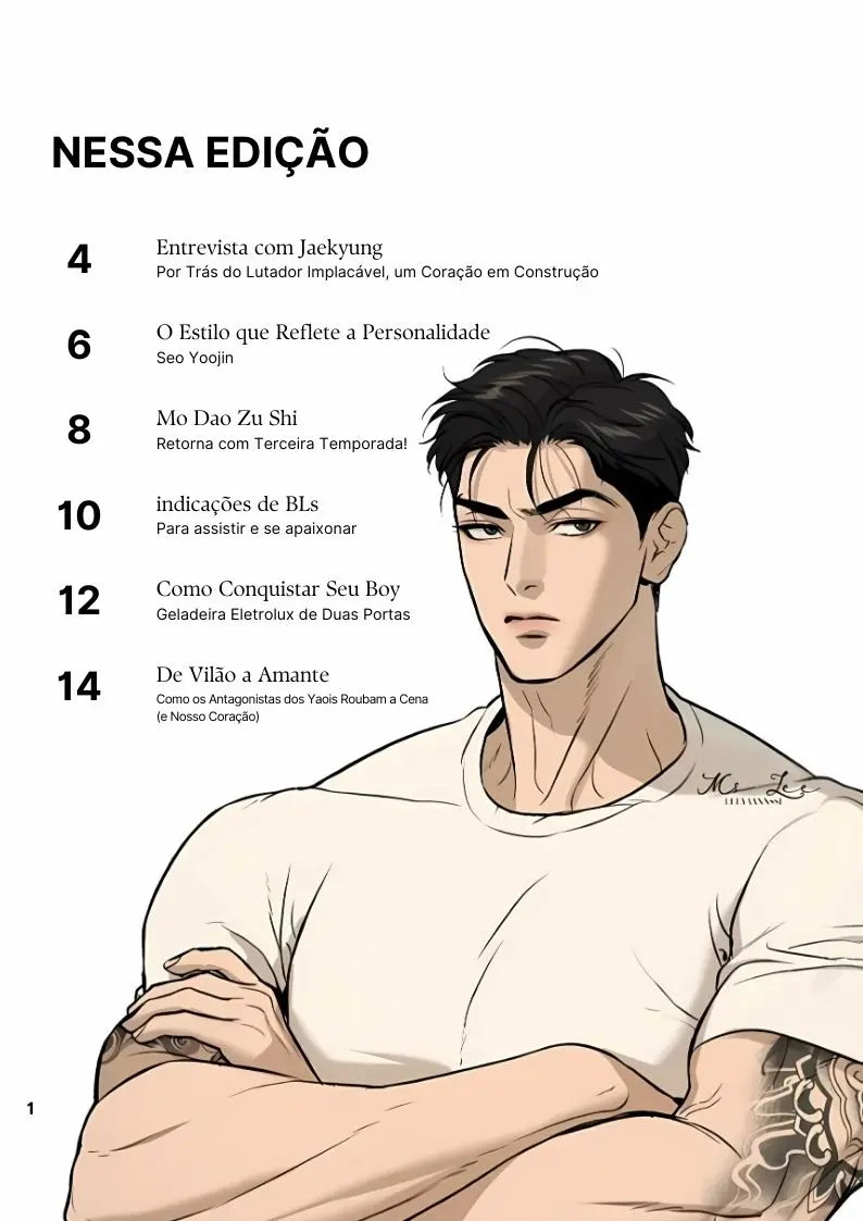 Revista Yuri & Yaoi Dreams primeira edição – Capítulo primeira Yaoi – Página 2