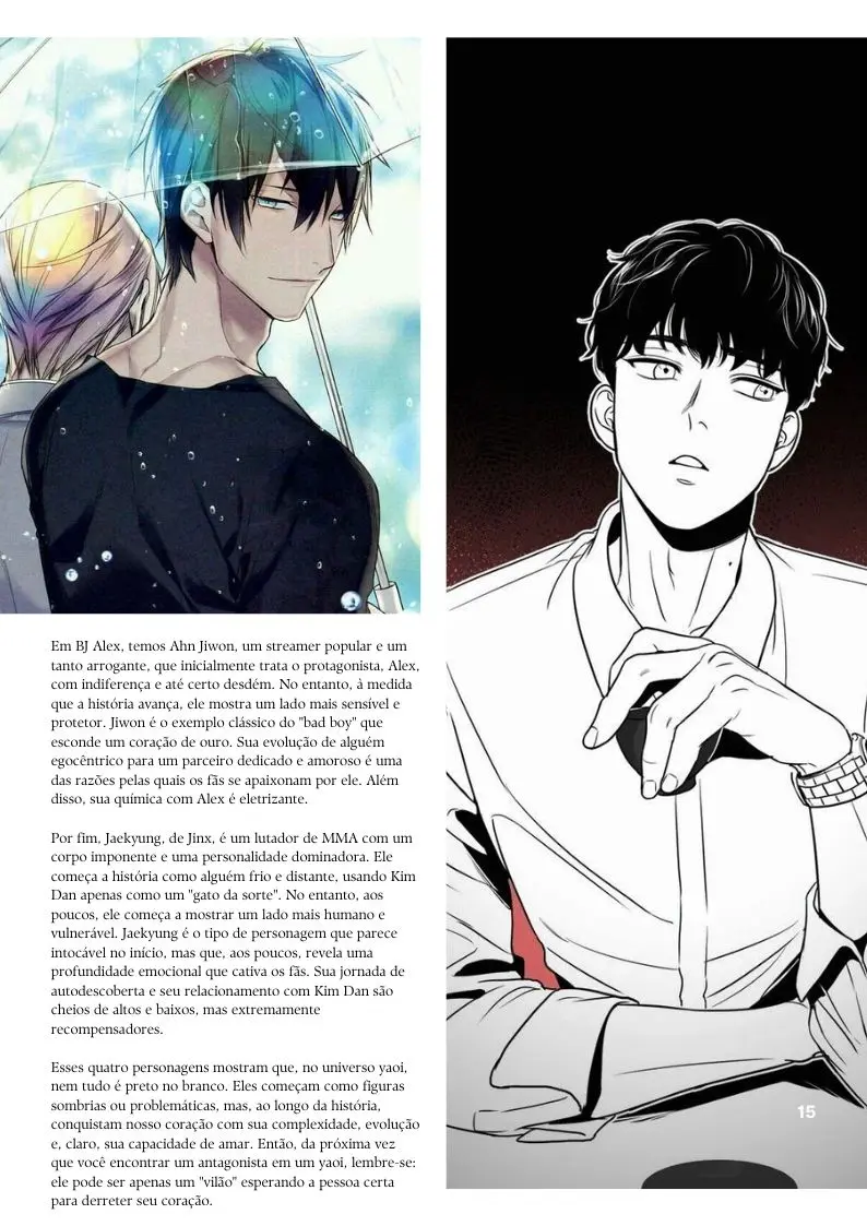 Revista Yuri & Yaoi Dreams – Capítulo primeira Yaoi – Página 16