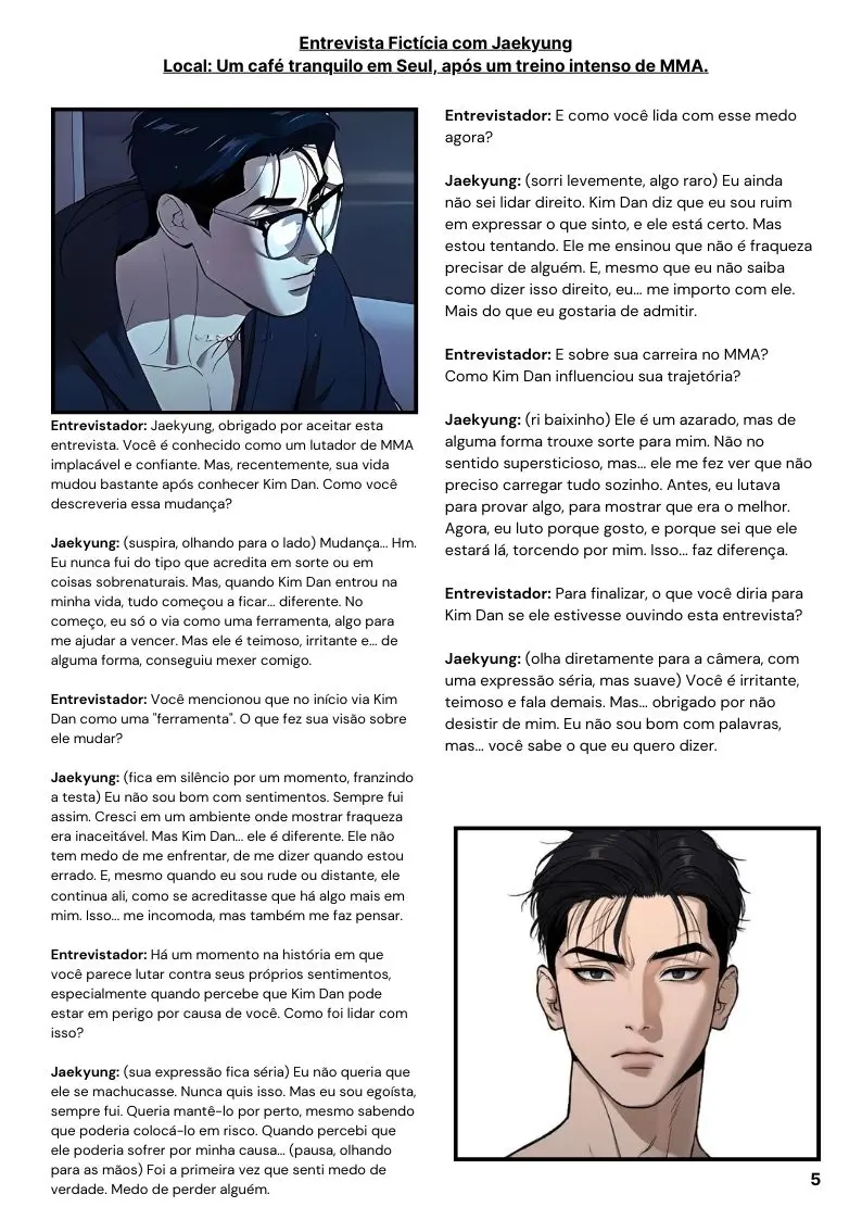 Revista Yuri & Yaoi Dreams – Capítulo primeira Yaoi – Página 6