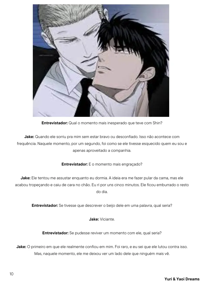 Revista Yuri & Yaoi Dreams – Capítulo segunda Yaoi – Página 10
