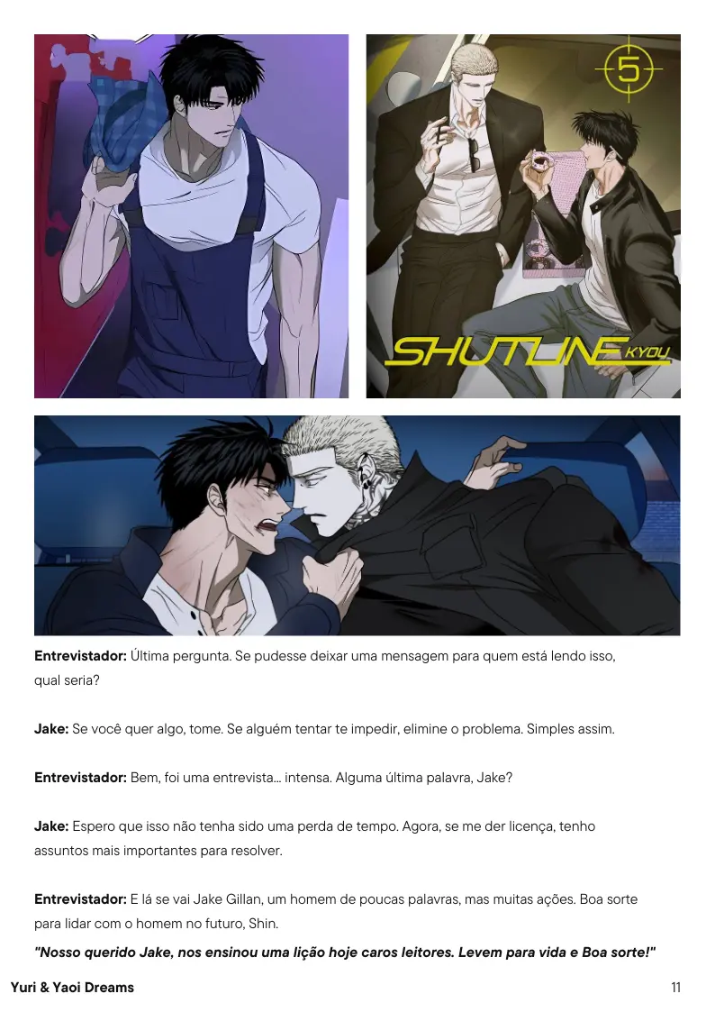 Revista Yuri & Yaoi Dreams – Capítulo segunda Yaoi – Página 11