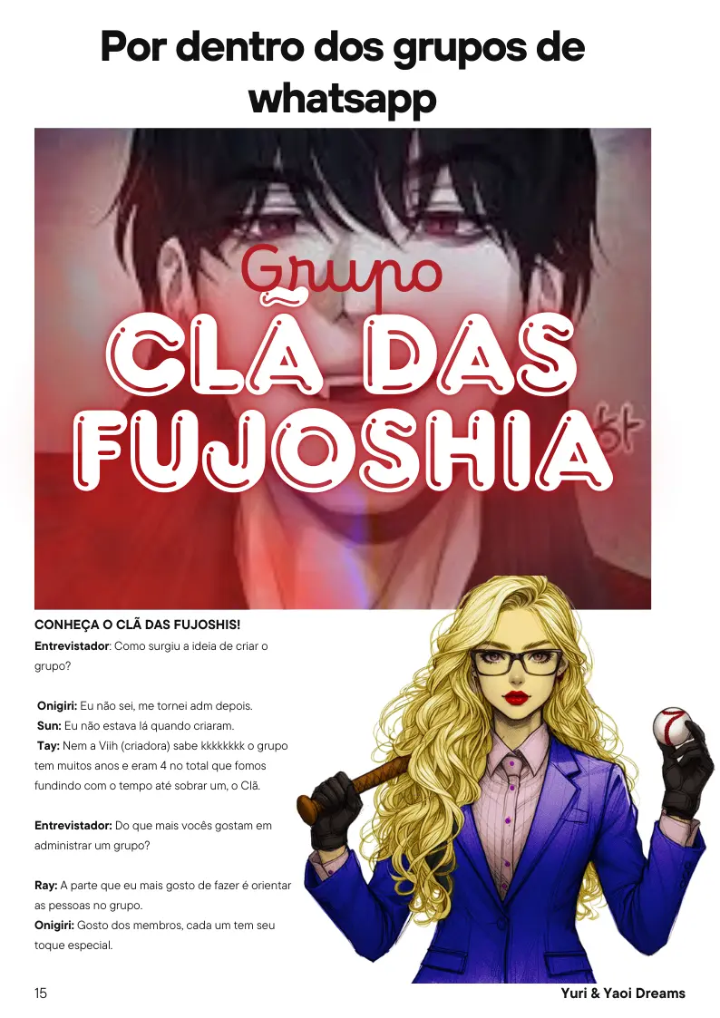 Revista Yuri & Yaoi Dreams – Capítulo segunda Yaoi – Página 15