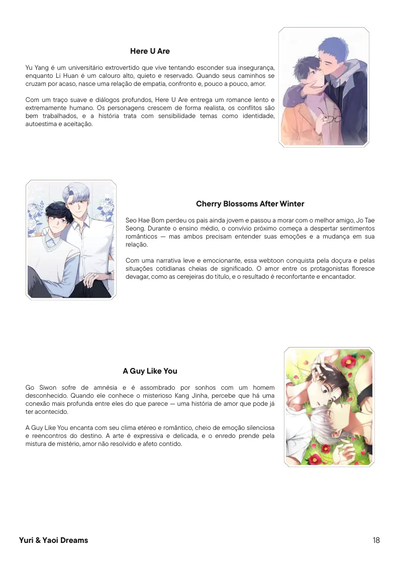 Revista Yuri & Yaoi Dreams – Capítulo segunda Yaoi – Página 18