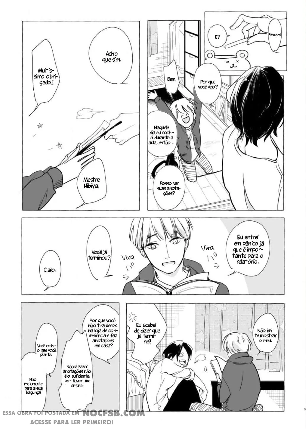 Romance de longa distância – Capítulo 03 Yaoi – Página 5