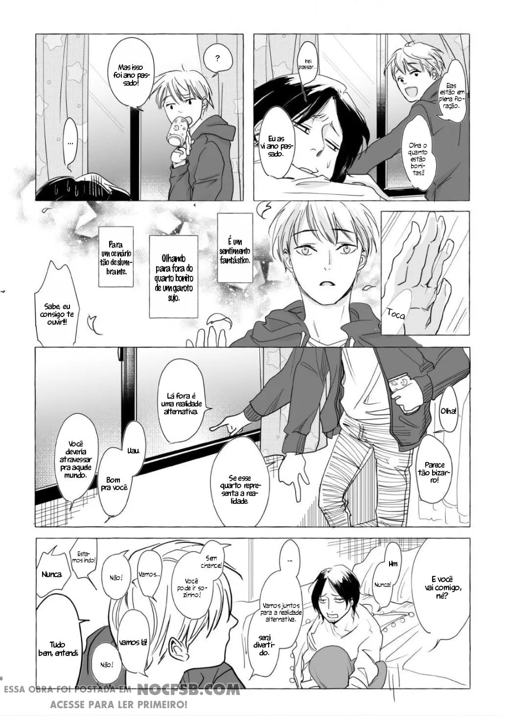 Romance de longa distância – Capítulo 03 Yaoi – Página 8