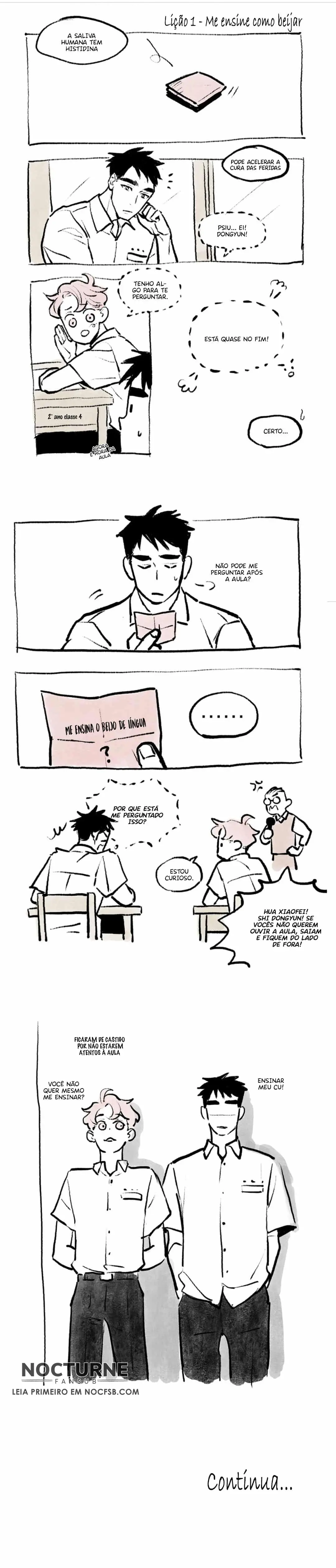 Se eles fossem colegas de classe – Capítulo 01 Yaoi – Página 2