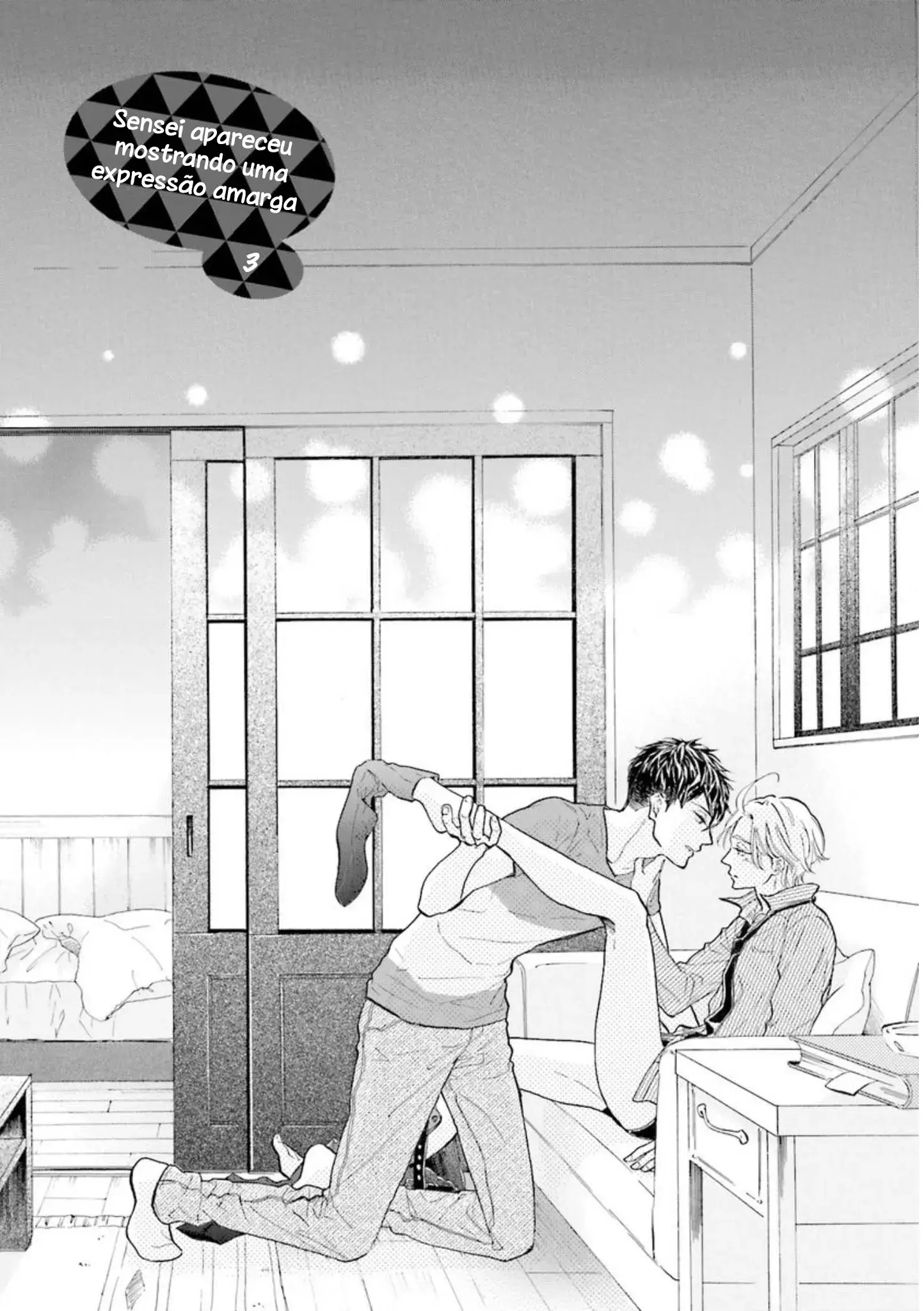 Sensei wa Butchozura Shite Yatte Kuru – Capítulo 03 Yaoi – Página 1