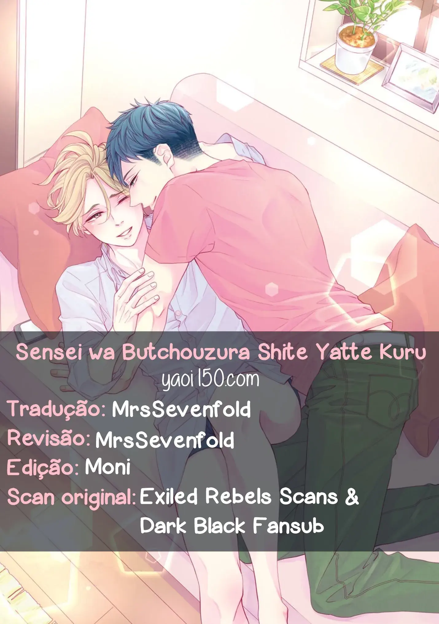 Sensei wa Butchozura Shite Yatte Kuru – Capítulo 03 Yaoi – Página 38