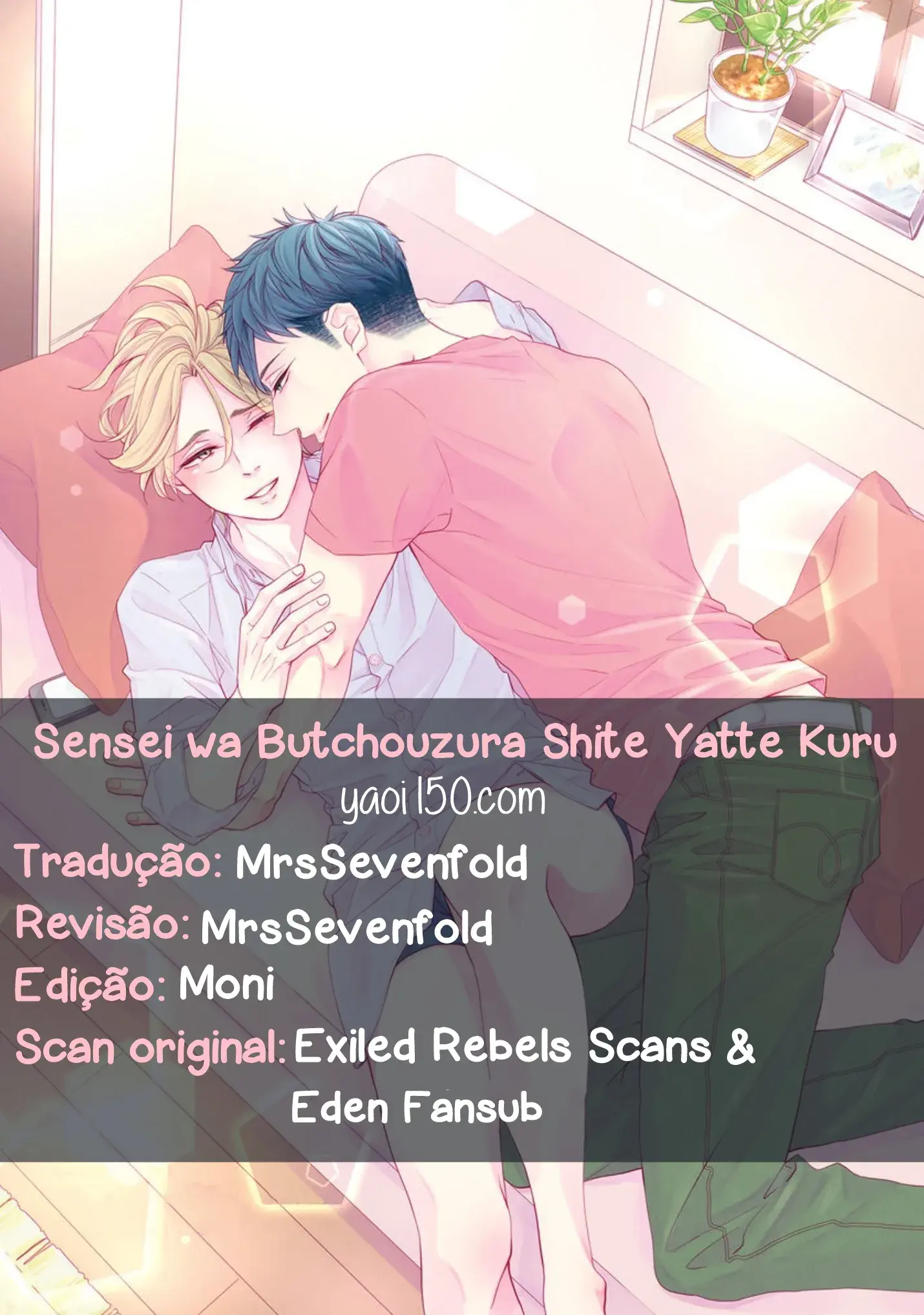 Sensei wa Butchozura Shite Yatte Kuru – Capítulo 04 Yaoi – Página 35