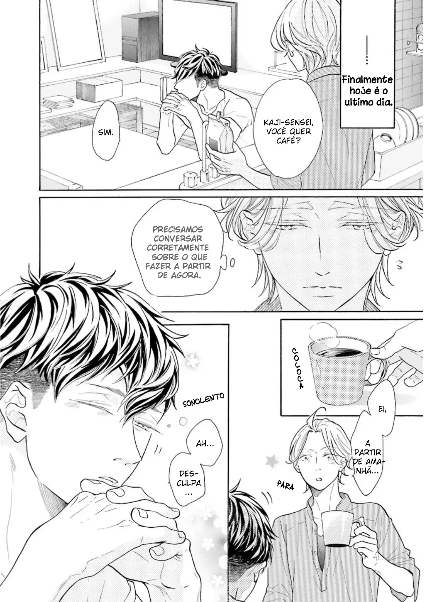 Sensei wa Butchozura Shite Yatte Kuru – Capítulo 05.5 – Extra Yaoi – Página 19