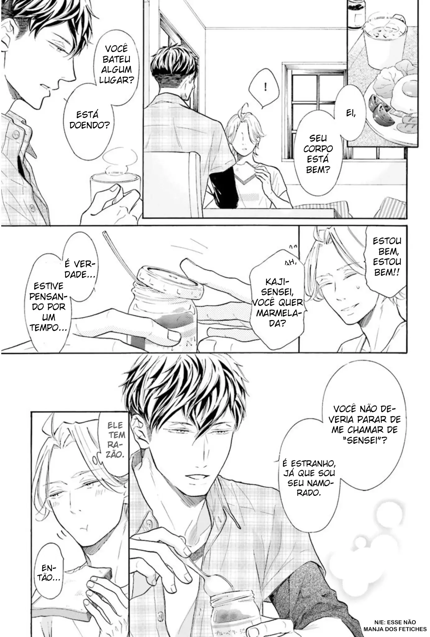 Sensei wa Butchozura Shite Yatte Kuru – Capítulo 05.5 – Extra Yaoi – Página 6