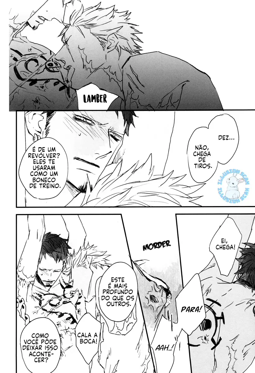 Shinizokonai no kemono – One Piece dj – Capítulo Oneshot Yaoi – Página 14