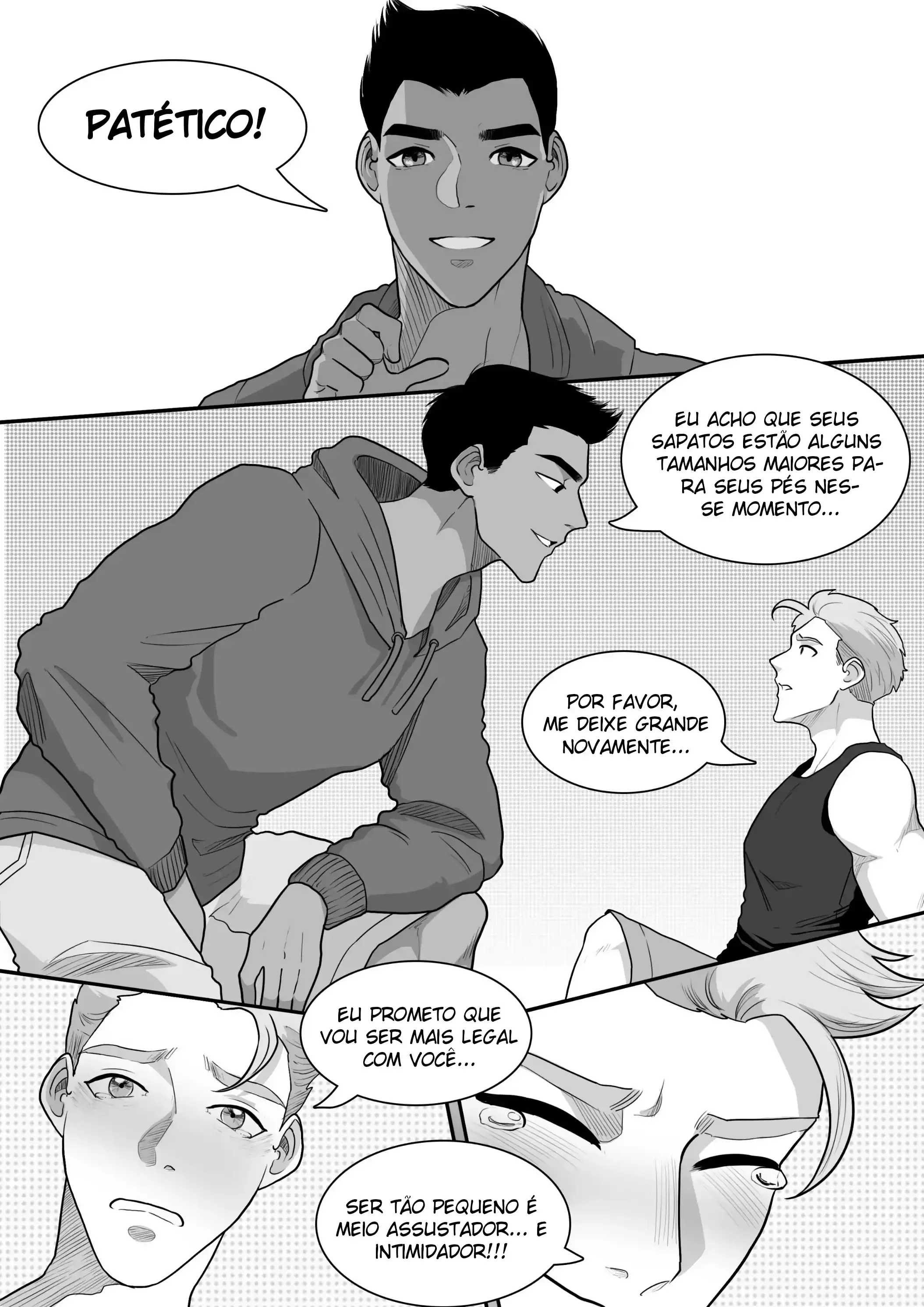 Size App: Little Jock – Capítulo Oneshot Yaoi – Página 11