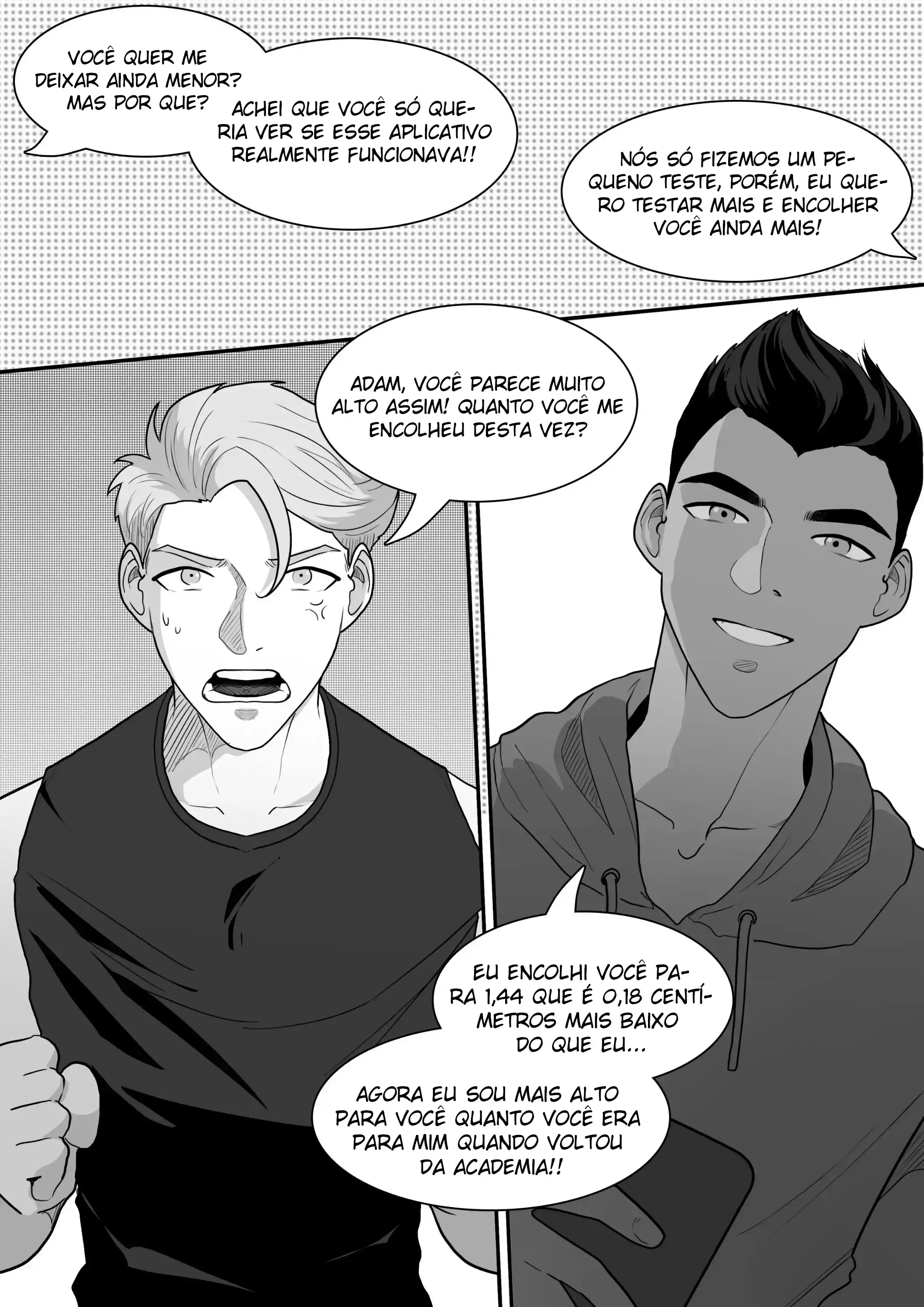 Size App: Little Jock – Capítulo Oneshot Yaoi – Página 7