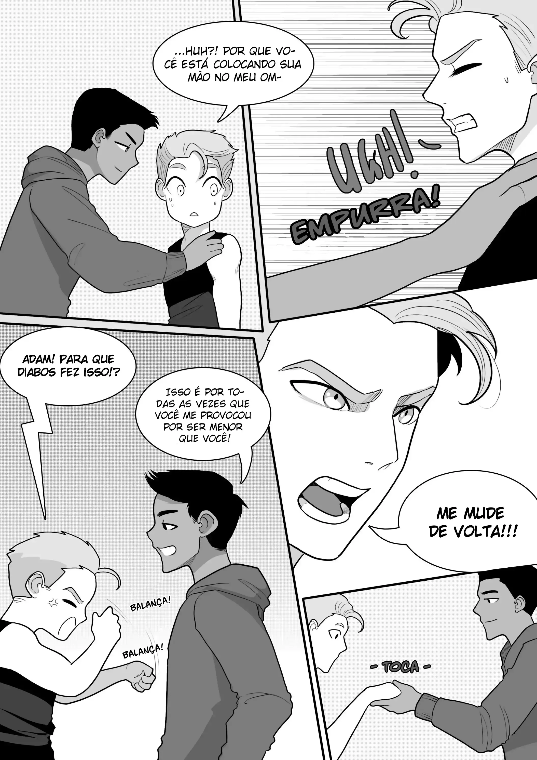 Size App: Little Jock – Capítulo Oneshot Yaoi – Página 8